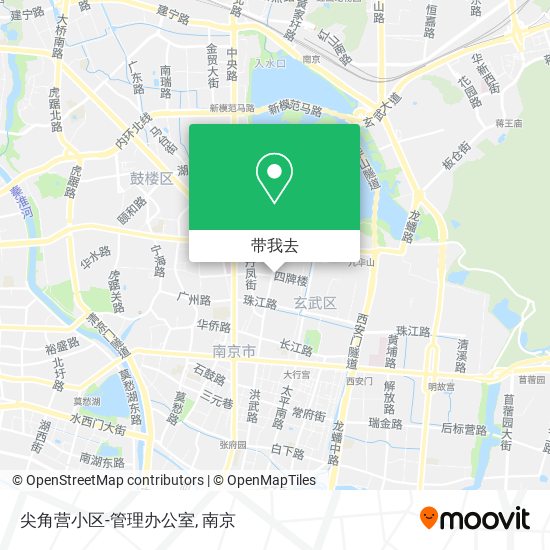 尖角营小区-管理办公室地图