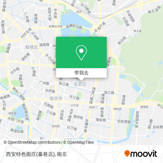 西安特色面庄(蓁巷店)地图