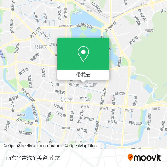 南京平吉汽车美容地图