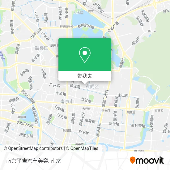 南京平吉汽车美容地图