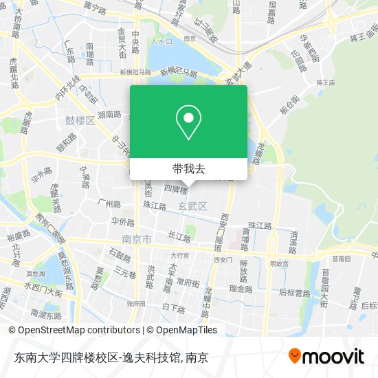 东南大学四牌楼校区-逸夫科技馆地图