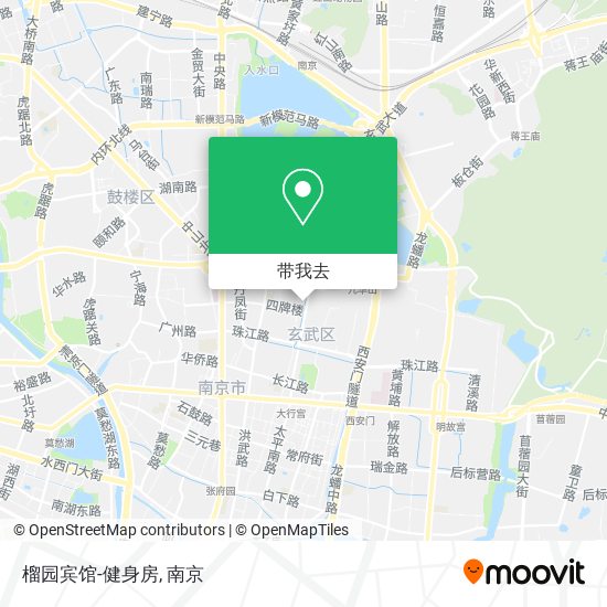 榴园宾馆-健身房地图