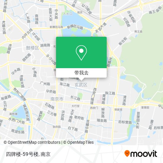 四牌楼-59号楼地图
