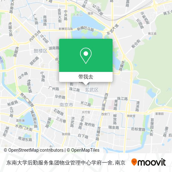 东南大学后勤服务集团物业管理中心学府一舍地图