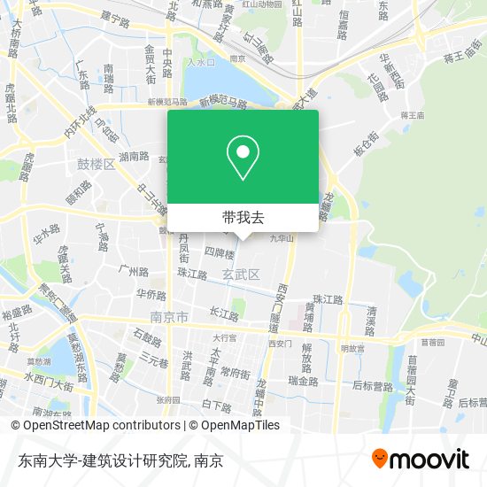 东南大学-建筑设计研究院地图