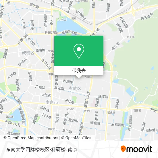 东南大学四牌楼校区-科研楼地图