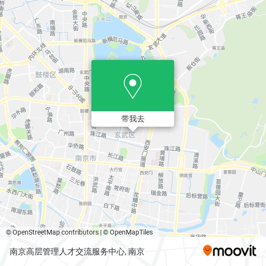南京高层管理人才交流服务中心地图
