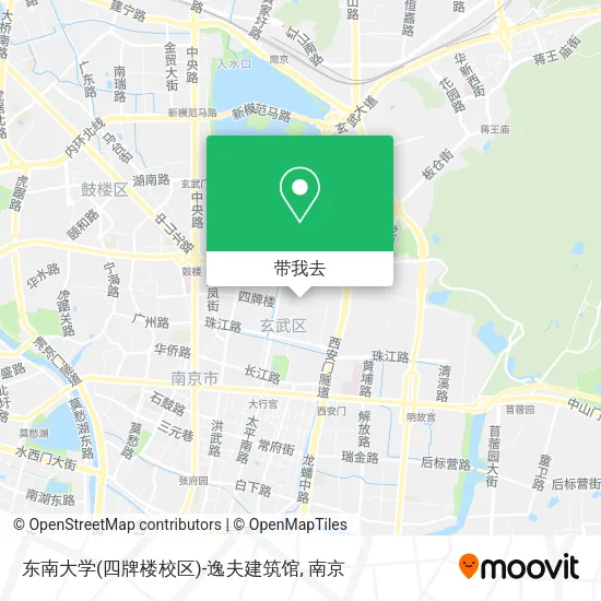 东南大学(四牌楼校区)-逸夫建筑馆地图