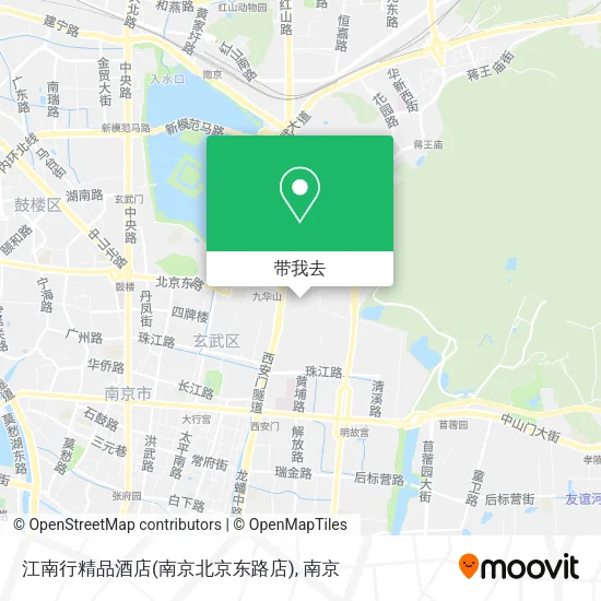 江南行精品酒店(南京北京东路店)地图