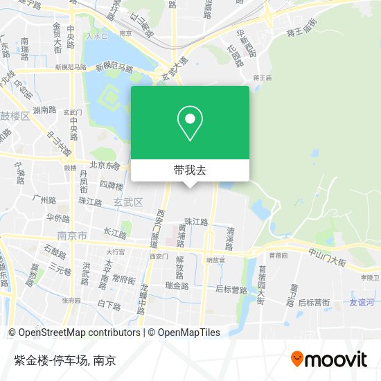 紫金楼-停车场地图