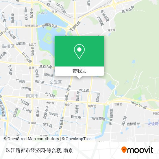 珠江路都市经济园-综合楼地图
