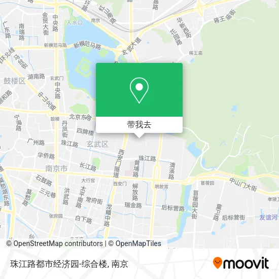 珠江路都市经济园-综合楼地图