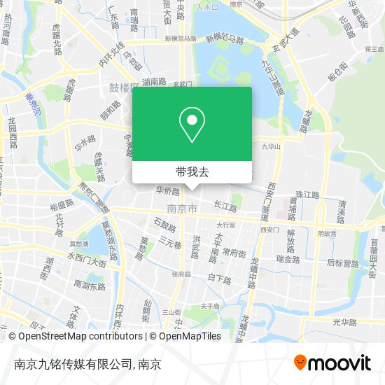 南京九铭传媒有限公司地图