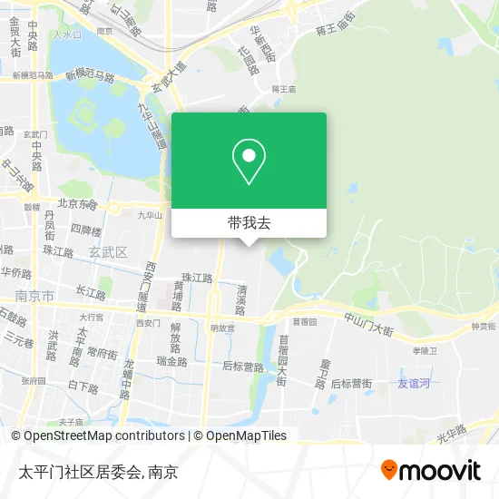 太平门社区居委会地图