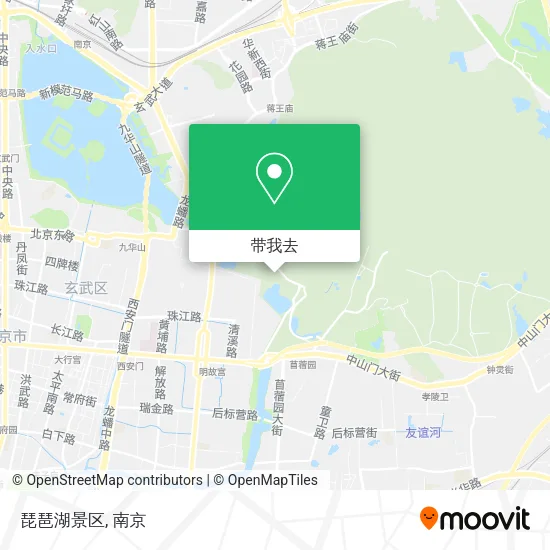 琵琶湖景区地图
