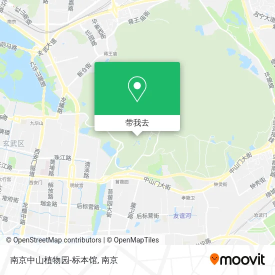 南京中山植物园-标本馆地图