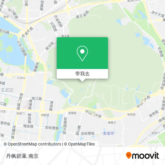 丹枫碧瀑地图