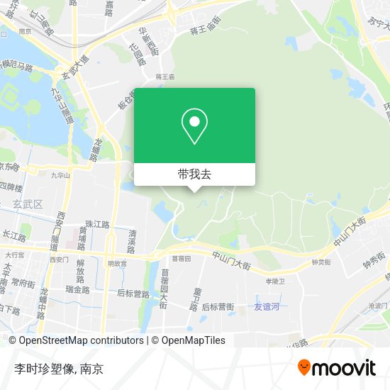 李时珍塑像地图