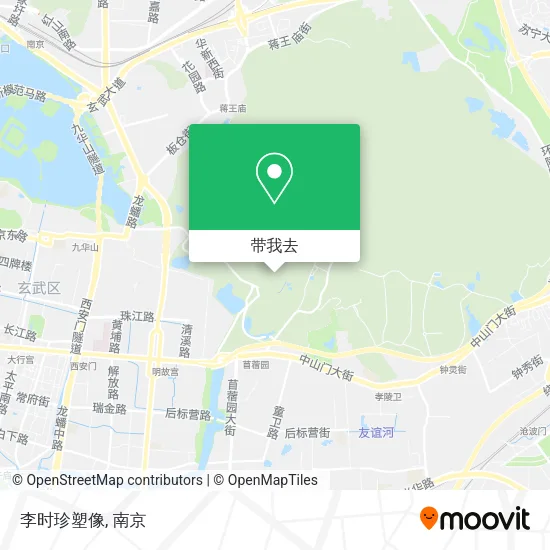 李时珍塑像地图