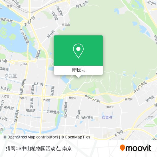 猎鹰CS中山植物园活动点地图