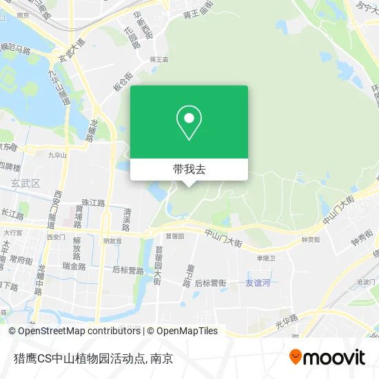 猎鹰CS中山植物园活动点地图