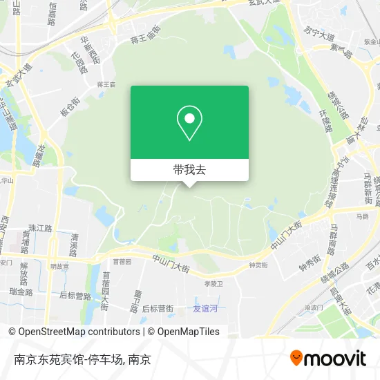 南京东苑宾馆-停车场地图