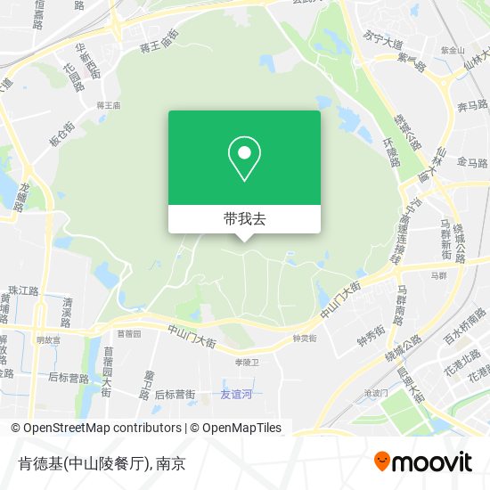 肯德基(中山陵餐厅)地图