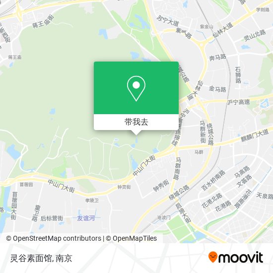 灵谷素面馆地图