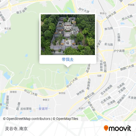 灵谷寺地图