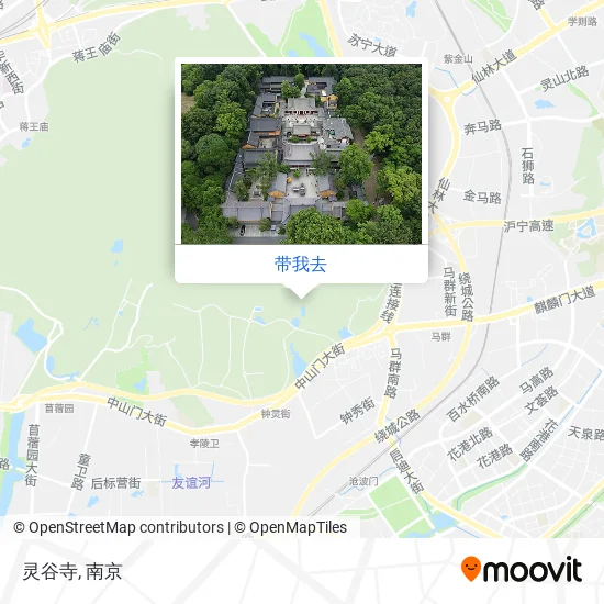 灵谷寺地图