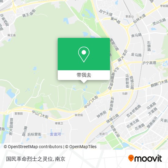 国民革命烈士之灵位地图