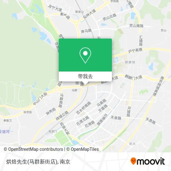 烘焙先生(马群新街店)地图