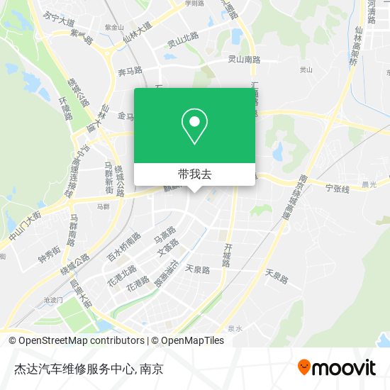 杰达汽车维修服务中心地图