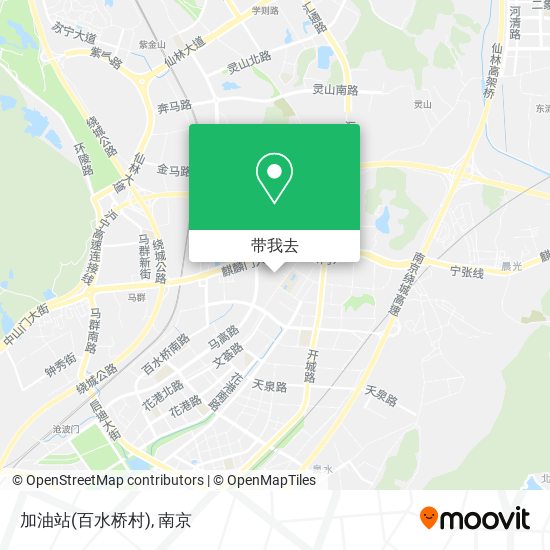 加油站(百水桥村)地图