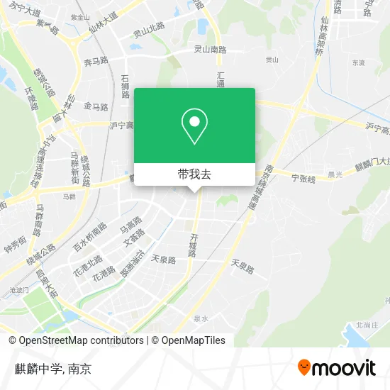 麒麟中学地图