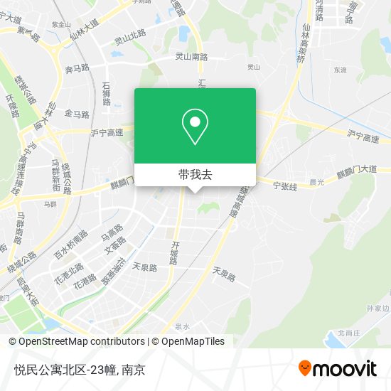悦民公寓北区-23幢地图