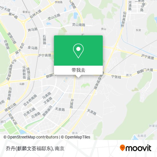 乔丹(麒麟文荟福邸东)地图