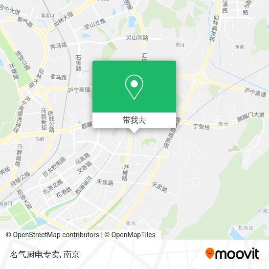名气厨电专卖地图