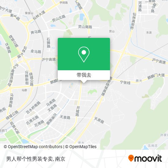 男人帮个性男装专卖地图