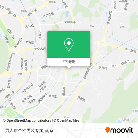 男人帮个性男装专卖地图