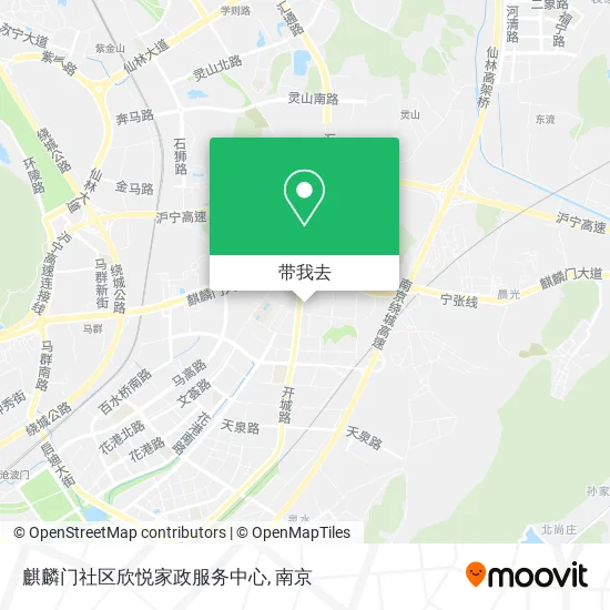 麒麟门社区欣悦家政服务中心地图