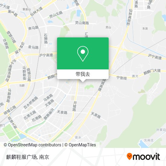 麒麟鞋服广场地图