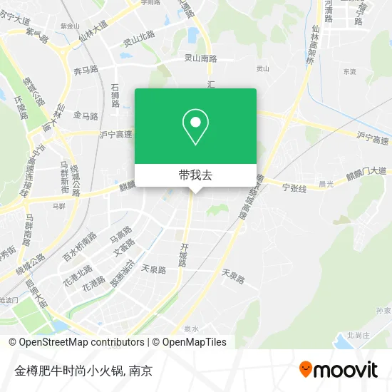 金樽肥牛时尚小火锅地图