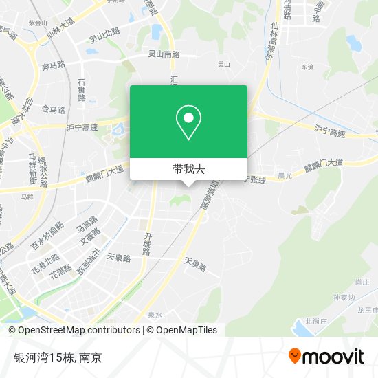 银河湾15栋地图
