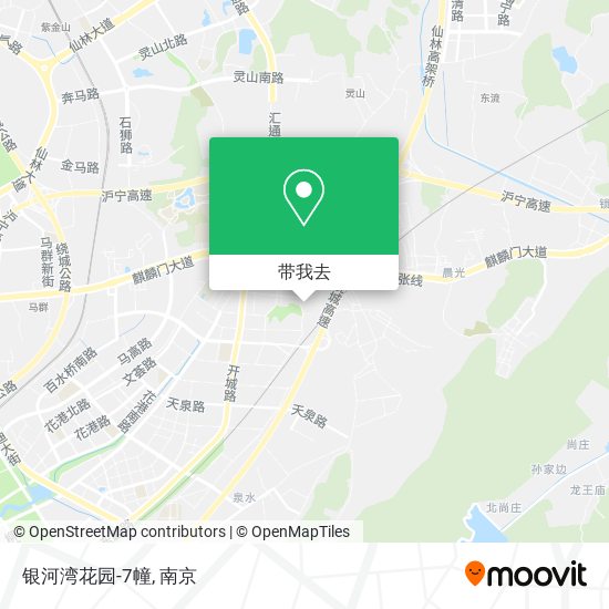 银河湾花园-7幢地图