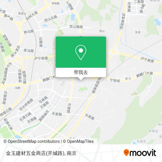 金玉建材五金商店(开城路)地图