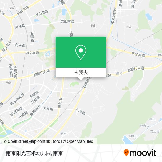 南京阳光艺术幼儿园地图