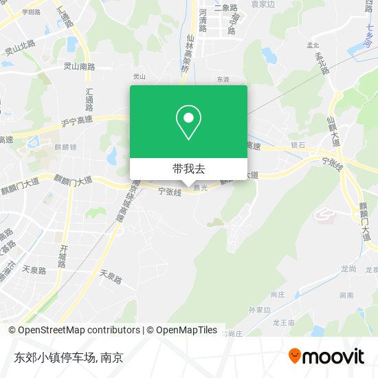 东郊小镇停车场地图