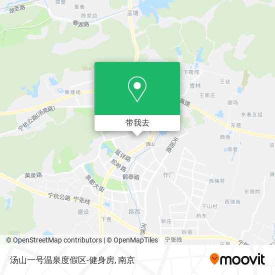 汤山一号温泉度假区-健身房地图