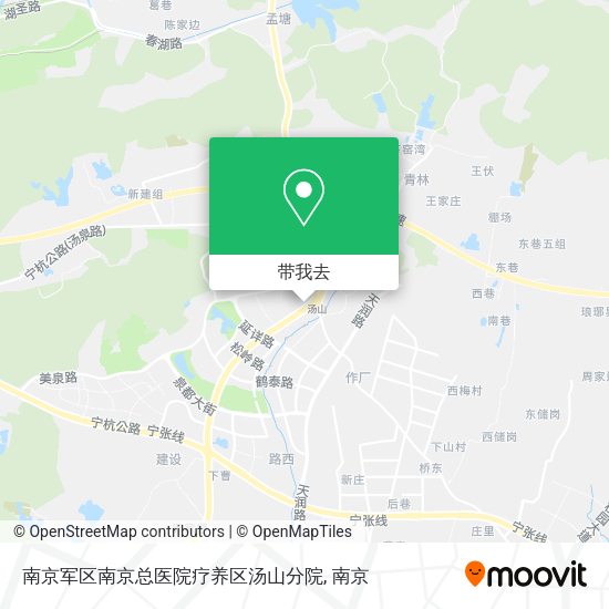 南京军区南京总医院疗养区汤山分院地图